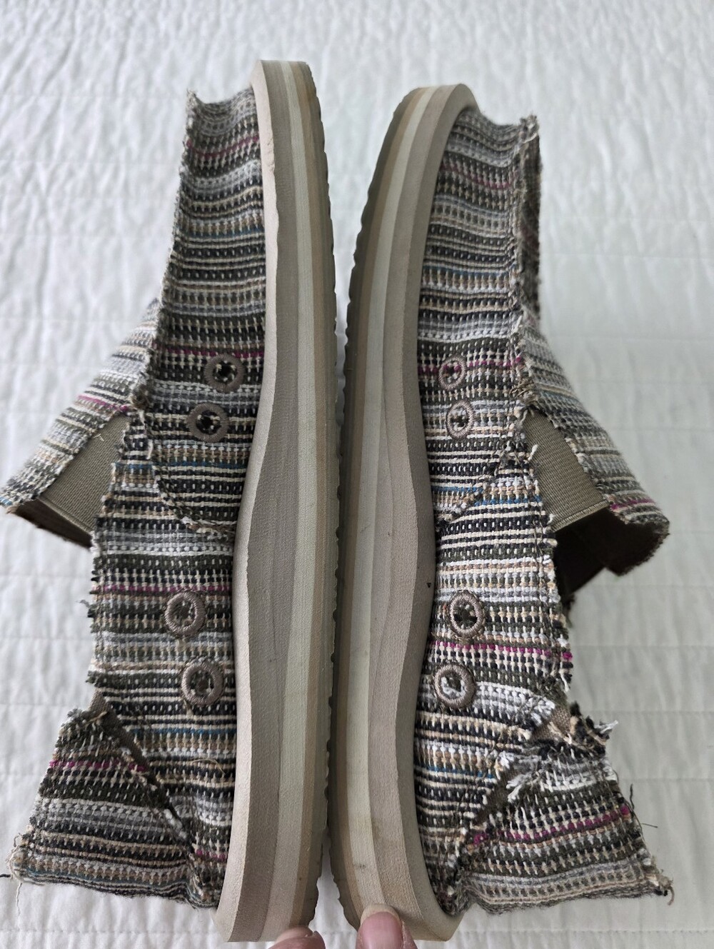 Sanuk Vagabond ST Funk Shoes Multicolor Mens 8 - Picture 8 of 15